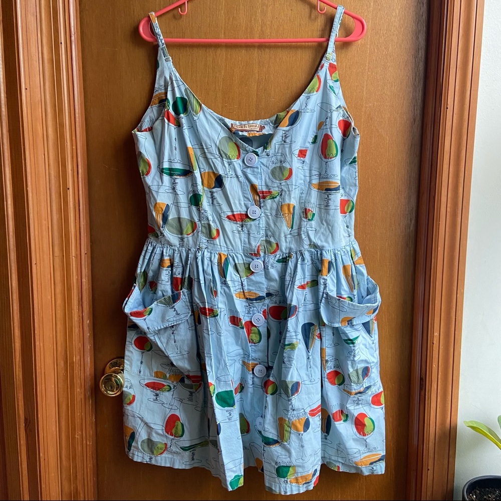 Bettie Page XL dress with cocktails